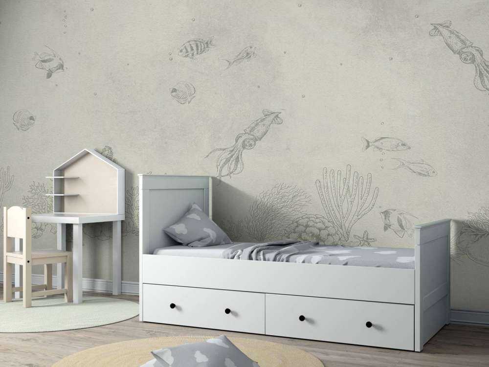 Blekksprut hav grønn